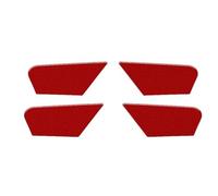 4 Pezzi Per Alfa Per Romeo Per Giulia Per Stelvio In Fibra Carbonio Per Auto Porta Interna Ciotola Decorazione Adesivi Toppa Rifinitura Accessori Interni Auto Interni Accessori(Rosso)