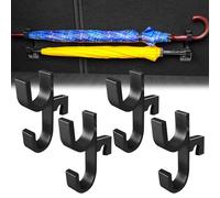 4 pezzi per auto regenschirmhalter, Porta Ombrelli per Auto, Porta Ombrelli per Auto, Ganci Ombrello Baule Auto con clip robusta per bagagliaio Per SUV Auto Camion