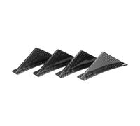 4 Pezzi Per Chevrolet Per Camaro Per SS LS RS LT Auto Paraurti Posteriore Diffusore Pinne Squalo Grembiuli Splitter Adesivo Labbro Paraurti Posteriore Paraurto(Aspetto in fibra di carbonio)