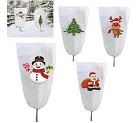 4 Pezzi per Copri Piante da Esterno Coulisse Invernale per Protezione Gelo Affid