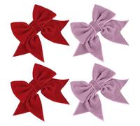 4 Pezzi Per Farfalla, Capelli In Velluto, Accessori Per Capelli Design Classici, Decorazioni Per Acconciatura, Accessori Per Capelli Semplici.