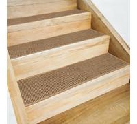4 pezzi per gradini antiscivolo 8\"x22\" moquette beige