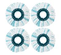 4 Pezzi per Leifheit CLEAN Twist Disc Mop Ergo Ricambio Mocio Kit, per Leifheit