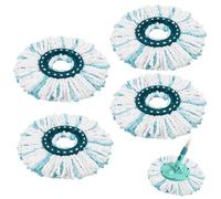 4 Pezzi per Leifheit CLEAN Twist Disc Mop Ergo Ricambio Mocio Kit,per Leifheit Rotomop Ricambio, Microfibre Floor Mop Replacement Mop,Buona Capacità di Assorbimento,Adatto A Tutti I Tipi Di Pavimento