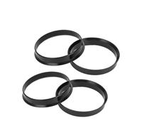 4 Pezzi Per Lexus 57.1 Mm ID 66.6 Mm OD Anelli Di Centraggio Del Mozzo Dell'auto Anelli Di Centraggio Della Ruota ABS Plastica Nero Distanziale Ruota Adattatore(66.6-57.1)