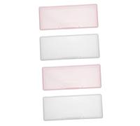 4 pezzi per lucidare le unghie, contenitore per utensili abrasivi, scatole durevoli per manicure e uso domestico e trasparente