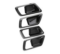 4 Pezzi Per Toyota Per CHR C-HR 2016 2017 2018 2019 2020 2021-2023 Auto Maniglia Interna Porta Ciotola Copertura Trim Adesivi Decorazione FIXCOR(Upgrade black)