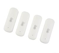 4 pezzi per tuya Smart Temperatura Sensore di umidità Wi-Fi Interno Termoigrometro -20 a 60 gradi C per Smart Life App Automazione per Alexa Google Assistant compatibile