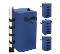 4 Pezzi Pesi per Gazebo da Esterno PVC 1000D,Borse per Pesi ，blu：20L