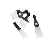 4 Pezzi Pettine Rat Tail Acciaio per Parrucchieri Strumento Taglio per Accessorio per Acconciature Casa