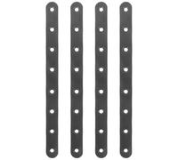 4 pezzi piastra angolare for recinzione in legno codice staffa piatta piastre in acciaio inossidabile accessori hardware(24.40X1.80X0.30CM)