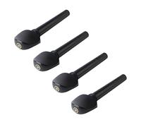 4 Pezzi Picchetti per Accordatura per Viola Pirolo per Punzonatura in Ebano Accessori per Violino di Ricambio Nero, Accessorio Multifunzionale per Uso Domestico