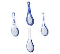 4 pezzi piccoli cucchiai di zuppa cucchiai di riso cucchiai di ceramica per il