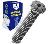 4 Pezzi Piedi per Lavastoviglie con Codice Originale 6033081 06033081 per Miele G1xxx-G7xxx - Garanzia di 10 Anni - MONTERAL