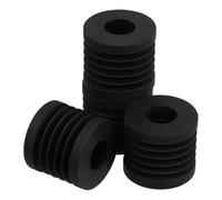 4 Pezzi Piedini Antivibrazione per Stampante 3d in Silicone Nero | Assorbimento Urti e Resistenza al Calore, Cuscinetti per Stabilità, Accessorio per Serie P1 e Modelli Compatibili