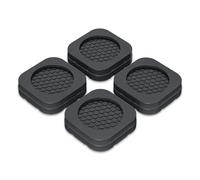 4 Pezzi Piedini Antivibrazione Tappetino In Gomma Antiscivolo Ammortizzatori Silenziosi Supporto Universale For Lavatrice Frigorifero Mobili Piedino(8PCS)