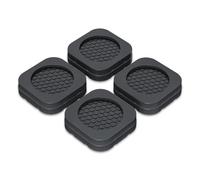 4 Pezzi Piedini Antivibrazione Tappetino In Gomma Antiscivolo Ammortizzatori Silenziosi Supporto Universale For Lavatrice Frigorifero Mobili Piedino(8pcs)