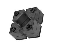 4 Pezzi Piedini Per Lavatrice For Aumento Frigorifero Gambe Base | Muto Lavasciuga Mobili Supporto Ammortizzatori Supporto Anti-Vibrazione Piedini(11.5CM)