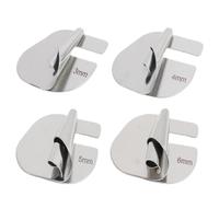 4 Pezzi Piedini Pressori per Orlo Arrotolato in Acciaio Inossidabile, Piedino Orlatore Universale Piedino per Orlo Arrotolato per Cucire, Piedino per Orlo Arrotolato per Cucir, per Cuciture Domestiche