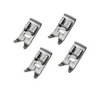 4 Pezzi Piedino per Macchina da Cucire, Piedini Universali, Piedino Zig-Zag e Dritto in Acciaio Inox, Compatibile con la Maggior Parte Delle Macchine da Cucire, Accessori Macchina da Cucire
