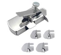 4 Pezzi Piedino per Orlo Arrotolato con 1 Guida Magnetica Piedini per Orli Arrotolati 3-6 mm Sewing Rolled Hemmer Foot per Cucire Universali per Macchine da Cucire Domestiche e Industriali