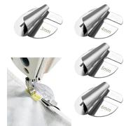 4 Pezzi Piedino per Orlo Arrotolato per Cucire 3-6 mm Accessori Cucito a Spirale Piedino per Orlo Arrotolato Piedino Orlatore Universale Piedino Macchina da Cucire per Domestico e Commerciale