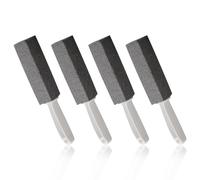 4 pezzi pietra pomice per WC, pietra Pumice Stone, pietra per la pulizia del WC con manico, pietra per la pulizia, macchie profonde per bagno, toilette, cucine, piscine
