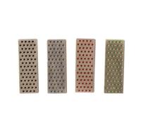 4 Pezzi Pietre per Affilare Lamine | 4 granulometrie Differenti, Lima Diamantata per Snowboard, Durevole, Officina