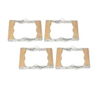 4 Pezzi Pinza per Telaini Api con Manico Legno in Acciaio Inox | Sollevamento Rapido e Delicato, Presa Sicura su Telaini e Colonia, Uso Apicoltura in Giardino