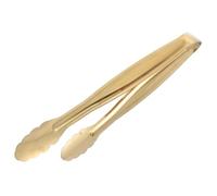 4 Pezzi Pinze per Alimenti Yh53-b in Acciaio Inox Oro Multiuso | Buffet e Riunioni tra Amici, Adatte a Formaggio e Condimenti, Leggere, Antiruggine