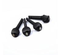 4 pezzi piroli per violino violino in ebano piroli parti accessori per strumenti a corda per violino 4/4 3/4 1/4 1/2 1/8 (Color : 1-2 Violin Pegs)