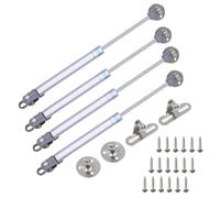 4 pezzi Pistoni a Gas Mobili da Cucina Pistoni Idraulici Mobili da Cucina Ammortizzatore Cerniera Porta Armadio Finestre con Viti (120 N / 12 kg 270 mm)