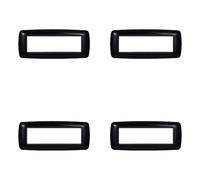 4 Pezzi, Placca compatibile Con Bticino Living, Placche Plastica Bombata 3/4/7 posti, per supporti blu - kit 4 pz