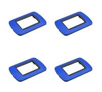 4 Pezzi Placca Plastica Ovale, 3 Moduli Posti Per Scatola 503, Compatibile Con Bticino Living Light, Colore Blu, Serie MBL
