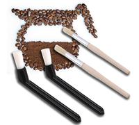 4 Pezzi Plastica Spazzola per Caffè, Spazzola per Macinacaffè, Pulizia Macchina Caffè Spazzola, Pennello Macchina da Caffè, Macchina da Caffè Spazzole, per la Pulizia di Macchine da Caffè