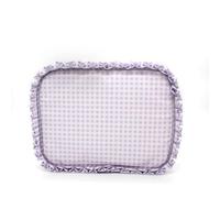 4 Pezzi Pochette Trucco in Pizzo Borsa Cosmetica Trousse da Toilette Astuccio Accessori con Chiusura Lampo Adatto per Viaggio Pendolarismo Bagno, style to 2, Plaid