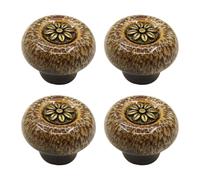 4 pezzi pomelli ferramenta vintage per cassettiera con piano in ceramica
