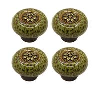 4 pezzi pomelli ferramenta vintage per cassettiera con piano in ceramica