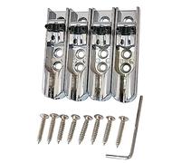 4 pezzi ponte per basso singola corda cordiera selle compatibili con accessori per basso elettrico a 4 corde