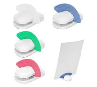 4 pezzi porta documenti da scrivania leggero da scrivania con pad antiscivolo, supporto per carta per scrivere per leggere lettere formato A4, casa, scuola, ufficio