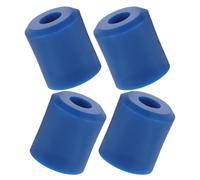 4 Pezzi Porta Snowboard Verticale Gancio in Gomma Blu per Sci | Design a Parete Galleggiante, Compatibilità, per Garage e Negozi di Sci