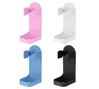 4 Pezzi Porta Spazzolino Elettrico con Adesivo Autoadesivo forte Supporto per Spazzolino da Parete Supporto per Spazzolino Elettrico Regolabile (4 Colori)