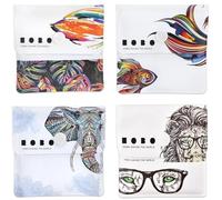 4 Pezzi Portacenere Portatile da Tasca, Posacenere Tascabile, Posacenere da Spiaggia Riutilizzabile, Mini Porta Mozziconi Tascabile, PVC Ignifugo, per Viaggi Attività all'aperto