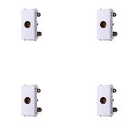 4 Pezzi Presa TV Terminale Femmina, Compatibile Con Vimar Arke, Colore Bianco
