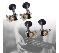 4 Pezzi Professionale Ukulele Tuning Pioli Sostituzione Foro Anteriore Pulsante