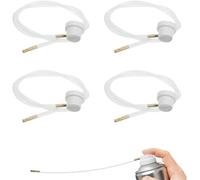 4 Pezzi Prolunga per Bombole Spray 50Cm Con Ugello - Accessorio Ideale per Pittu