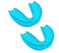 4 Pezzi Protege Dente Bruxismo, 2 Taglie Modellabile Mouth Guard, RiutilizzabiliApparecchio Denti, Inclus Scatola di Stoccaggio, Migliorare il Sonno, Migliora La Qualità Del Sonno,blu