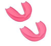 4 Pezzi Protege Dente Bruxismo, 2 Taglie Modellabile Mouth Guard, RiutilizzabiliApparecchio Denti, Inclus Scatola di Stoccaggio, Migliorare il Sonno, Migliora La Qualità Del Sonno,Cucumbia rossa