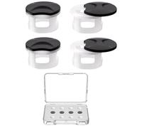 4 pezzi Protettivi Copertura Oscurante Schermo per la Luce per Wayfarer/per Skyler/per Headliner Occhiali Intelligenti AI Adesivi Oscuranti Adesivi Accessori di Protezione per Montatura (white)