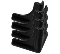 4 Pezzi Protezione Angoli per Mobili in Silicone Nero, Proofing | Tavoli e Arredi, Uso Domestico e Spazi Pubblici, Guardia Angoli Antiurto